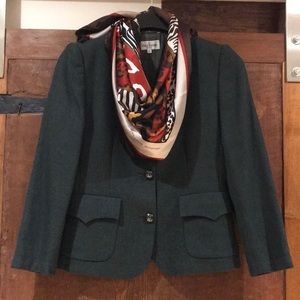 Animal Print Silk Scarf